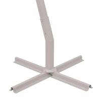 Zweefparasol met aluminium paal 300x300 cm groen - thumbnail