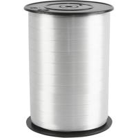 Creativ Company Cadeaulint, b: 10 mm, glossy, zilver, 250 m/ 1 rol - thumbnail