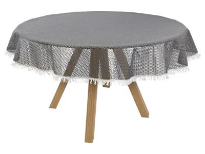 LIVARNO home Tuintafelkleed 130 x 160 cm (Rond, Grijs) LIVARNO home Tuintafelkleed 130 x 160 cm (Rond, Grijs)