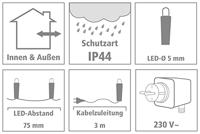S.I.A. Kerstverlichting 6M 80 LED Lampjes IP44 - thumbnail