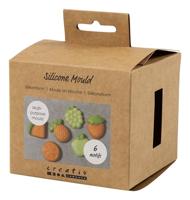 Creativ Company Mallen, fruit, h: 1,8 cm, l: 4,5-6 cm, 6 stuk/ 1 doos - thumbnail