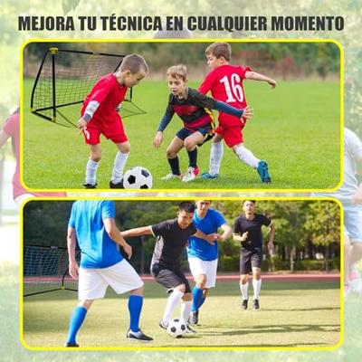 Opvouwbare Doelpalen Ociotrends 180 x 91 x 120 cm Zwart (Zwart)