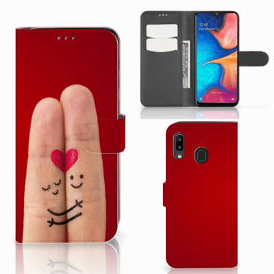 Samsung Galaxy A30 | Wallet Case | met Pasjes | Liefde - Origineel Romantisch Cadeau