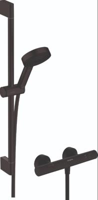 Hansgrohe Pulsify Select S Douchesysteem 105 3jet Relaxation EcoSmart met Ecostat Fine en glijstang 65 cm, mat zwart Hansgrohe Pulsify Select S Douchesysteem 105 3jet Relaxation EcoSmart met Ecostat Fine en glijstang 65 cm, mat zwart