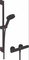 Hansgrohe Pulsify Select S Douchesysteem 105 3jet Relaxation EcoSmart met Ecostat Fine en glijstang 65 cm, mat zwart - thumbnail