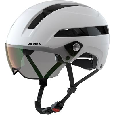 Olympic Sportswear Alpina sports urban helm soho visor v 52-56 mat wit