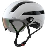 Olympic Sportswear Alpina sports urban helm soho visor v 52-56 mat wit - thumbnail