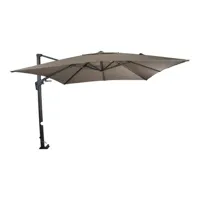 Zweefparasol VirgoFlex 300 x 300 cm taupe - thumbnail