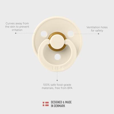 Bibs 2 Fopspeen Duo Sage Ivory