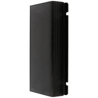 Hammond Electronics 1455JF1601BK Universele behuizing 160 x 78 x 27 Aluminium Zwart 1 stuk(s) - thumbnail