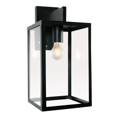 Hampton Muurlamp Zwart met 3W Bewegingssensor LED