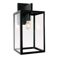 Hampton Muurlamp Zwart met 3W Bewegingssensor LED - thumbnail