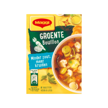 Maggi Groente Bouillon Minder Zout Meer Kruiden 72 g bij Jumbo Maggi Groente Bouillon Minder Zout Meer Kruiden 72 g bij Jumbo