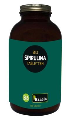 Hanoju Spirulina 400mg glas flacon bio 800 Tabletten