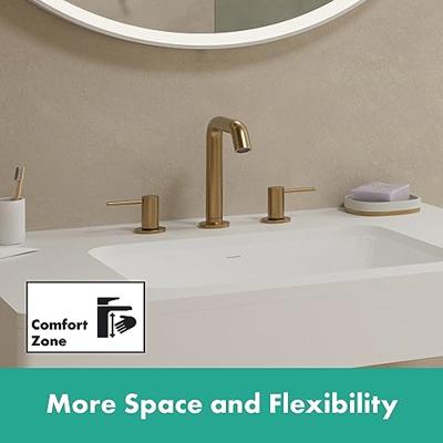 Hansgrohe Tecturis S 3-gats wastafelkraan 150 met afvoerplug, Brushed Bronze