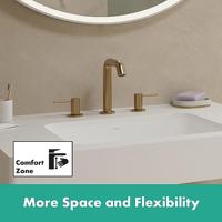 Hansgrohe Tecturis S 3-gats wastafelkraan 150 met afvoerplug, Brushed Bronze - thumbnail