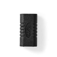 USB-Adapter | USB 3.2 Gen 2 | USB-C Female | USB-C Female | 10 Gbps | Vernikkeld | Zwart | Polybag - thumbnail