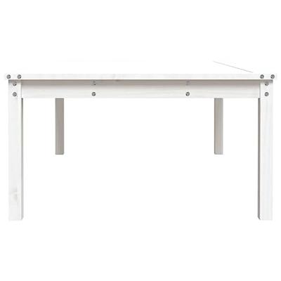 Tuintafel 121x82,5x45 cm massief grenenhout wit