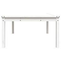 Tuintafel 121x82,5x45 cm massief grenenhout wit - thumbnail