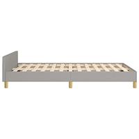 Bedframe zonder matras 120x190 cm stof lichtgrijs - thumbnail
