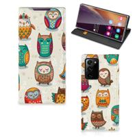 Samsung Galaxy Note 20 Ultra | Hoesje maken | Vrolijke Uilen - thumbnail