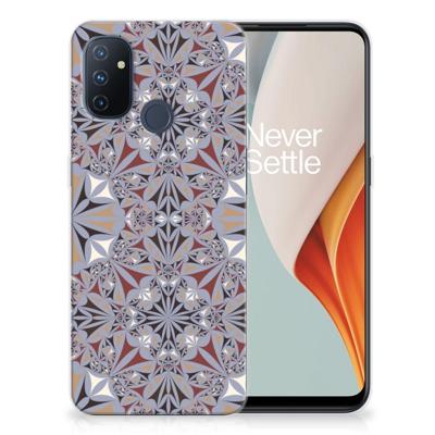 OnePlus Nord N100 | TPU | Siliconen hoesje | Flower Tiles