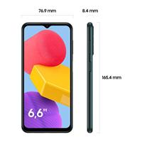 Samsung Galaxy M13, Android, smartphone met 4 GB RAM, 64 GB geheugen, 4G, groen - thumbnail