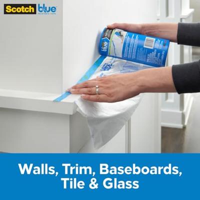 Scotch PTD2093EL-48-S Afdekfolie ScotchBlue Blauw (transparant) (l x b) 27.4 m x 1.2 m 1 stuk(s) - thumbnail