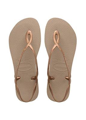 Havaianas Luna Slipper Dames Rose Gold/Rose Gold 39/40 Havaianas Luna Slipper Dames Rose Gold/Rose Gold 39/40