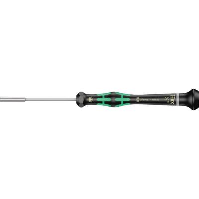 Wera 2069 Dopschroevendraaier Elektronica en fijnmechanica Sleutelbreedte (metrisch): 3.2 mm Sleutelbreedte (inch): 1/8 inch Koplengte: 60 mm