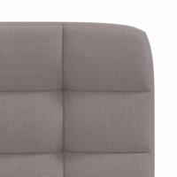 Eetkamerstoelen draaibaar 2 st stof taupe - thumbnail