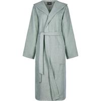 Cawö Cawo Dames Home Badjas met Capuchon Uni 5223 XL eukalyptus - thumbnail