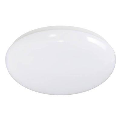 LED Plafondlamp met Bewegingssensor - Aigi - Opbouw Rond 24W - Natuurlijk Wit 4000K - 360° - Mat Wit Aluminium