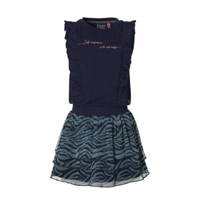 Quapi Meisjes jurk - Fania - Donker blauw