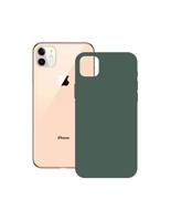 Telefoonhoes iPhone 12 KSIX Soft Silicone iPhone 12 Mini Kleur Groen - thumbnail
