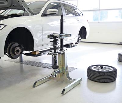 Gedore Automotive 3462242 KL-5501-500 mobiel werkframe voor veerspanner stationair