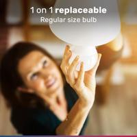 Smart E14 lamp - P45 lamp - 5,5 Watt 470 lumen - RGBWW - Wifi & Bluetooth - Bestuurbaar via app - Google Home, Amazon Alexa en Siri - Smart lamp - thumbnail
