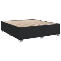 Boxspring met matras kunstleer zwart 180x200 cm - thumbnail