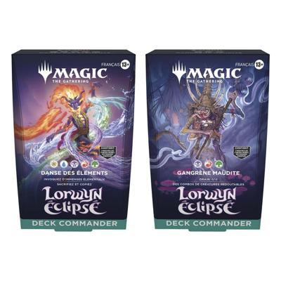 Magic the Gathering Lorwyn éclipsé Commander Decks Display (4) french