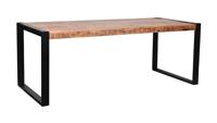 LABEL51 Eetkamertafel Brussels - Rough - Mangohout - 220x95 cm - thumbnail