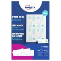 AVERY Bedrukbare naamkaarten 20 blad, 40 stuks (ft 180 x 60 mm) - thumbnail
