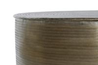 Hoofdtafel Home ESPRIT Gouden Aluminium 90 x 90 x 40 cm - thumbnail