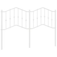 Hoofdbord 140 cm metaal wit - thumbnail