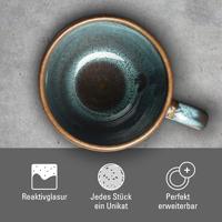 Villeroy & Boch Lave Glace Beker met oor 0,4 l aardewerk - thumbnail