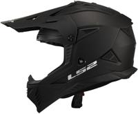 LS2 crosshelm "mx708 fast ii solid". helmet mx708 fast ii solid l matt black - thumbnail