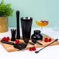Matzwarte cocktailshakerset - thumbnail