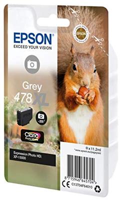 Epson Tintenpatrone grey Claria Photo HD 478 XL T 04F6 Epson Tintenpatrone grey Claria Photo HD 478 XL T 04F6