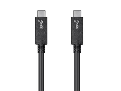 Monoprice 24285 USB-kabel 1 m USB C-stekker zwart – USB-kabel (1 m, USB C, USB C, 3.1 (Gen 2), 10000 Mbit/s, zwart)