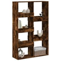 kamerscherm 100x33x155,5 cm bewerkt hout gerookt eikenkleurig - thumbnail