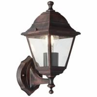 Muurlamp Brilliant Nissie Buitenkant Geoxideerd zwart E27 60 W - thumbnail